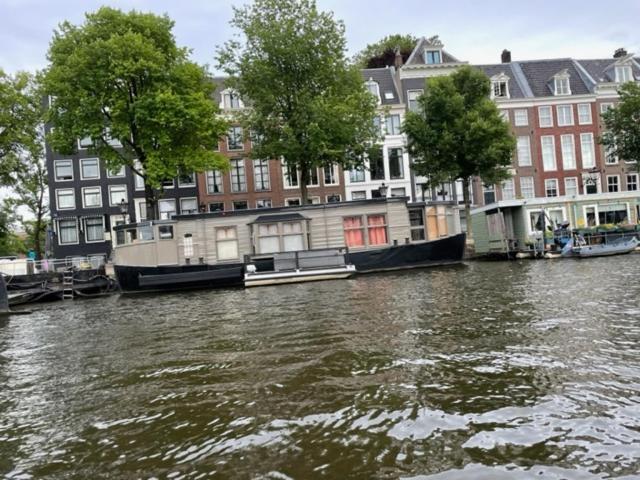 Houseboat Amstel River Studio Amsterdam Dış mekan fotoğraf