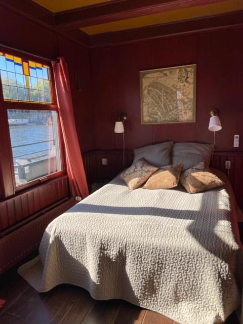 Houseboat Amstel River Studio Amsterdam Dış mekan fotoğraf